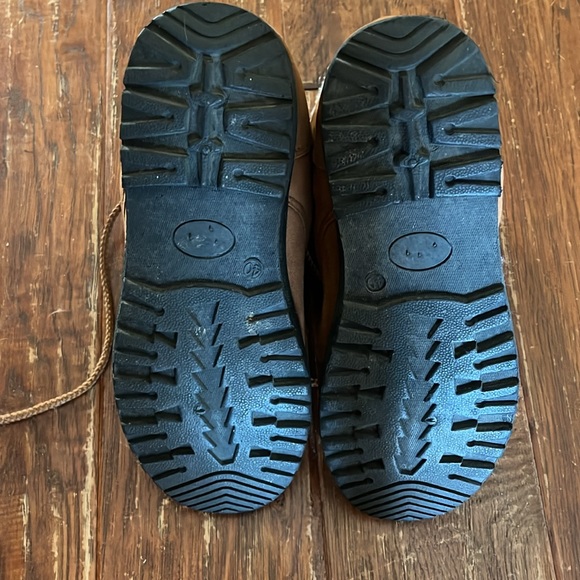 SQL Chestnut Brown Suede Faux Fur Lined Lace-Up Winter Boots. EU Size 40. - Picture 10 of 10